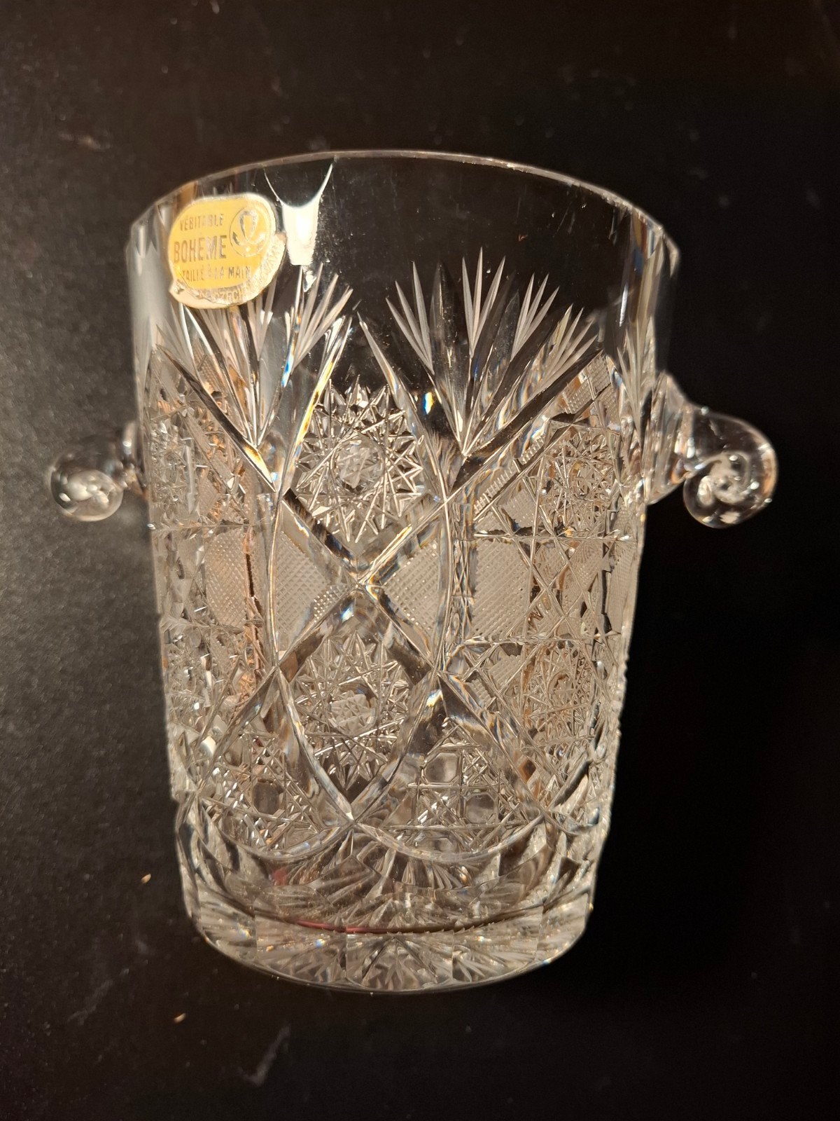 1 prachtige kristallen vaas, Antiek en Kunst, Ophalen