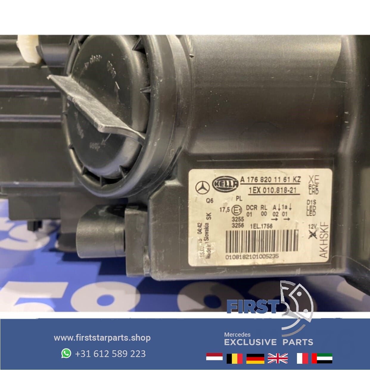 W176 LED BI XENON KOPLAMP RECHTS Mercedes A KLASSE 2013-2016, Utilisé, -, -, Enlèvement ou Envoi