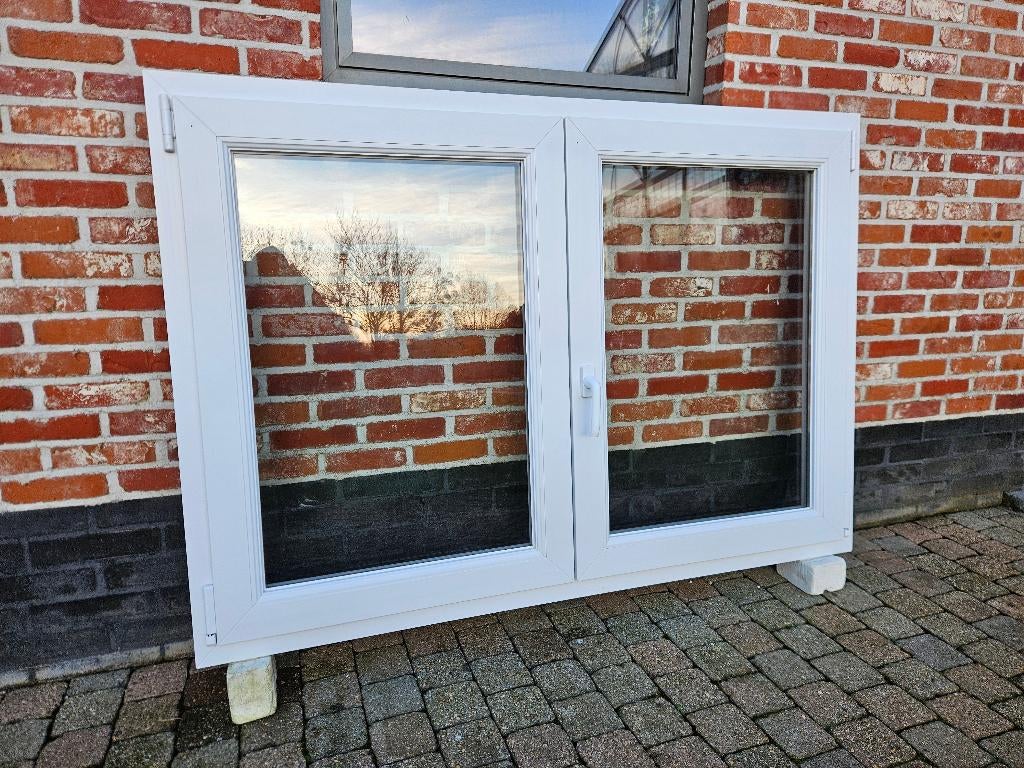 2 Prachtige Pvc ramen, Ophalen, Zo goed als nieuw, Glas, Overige typen