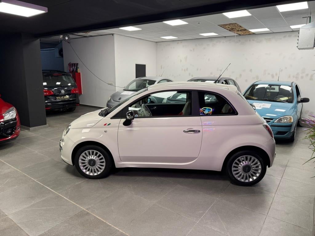 FIAT 500 1.2 LITER BENZINE TOP STAAT, Bluetooth, 1242 cc, Wit, 70 kW