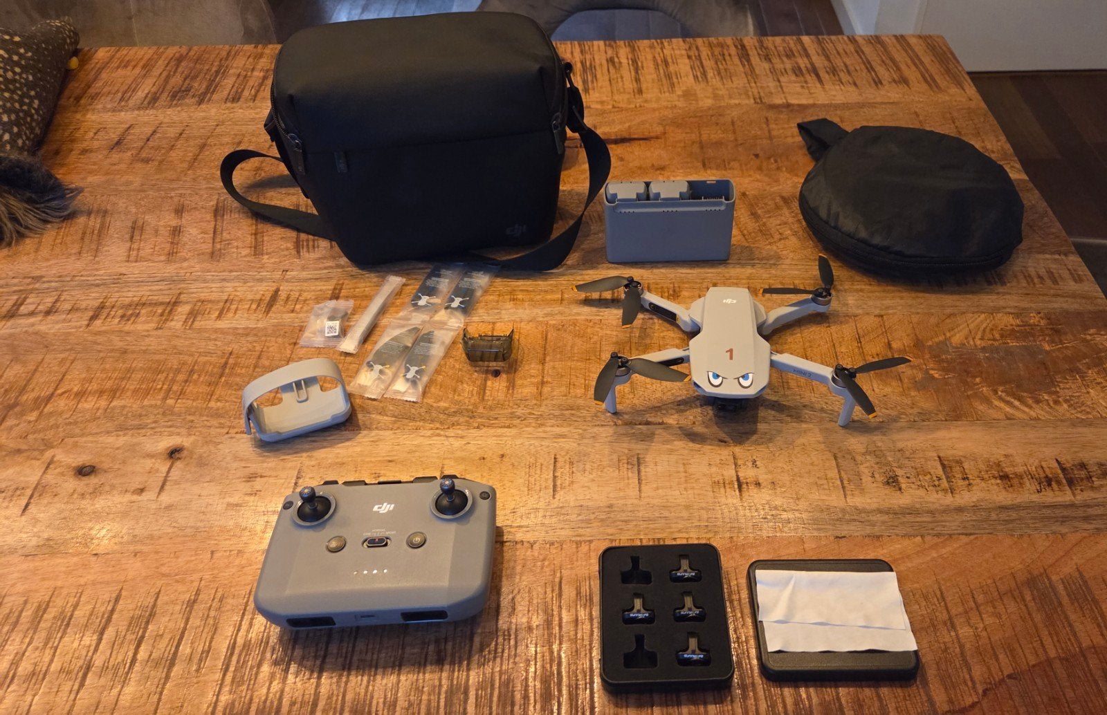 DJI mini2 4K drone met 2 accu's en accessoires!, Drone avec caméra, Enlèvement ou Envoi, Moins de 250 g, Qualité supérieure