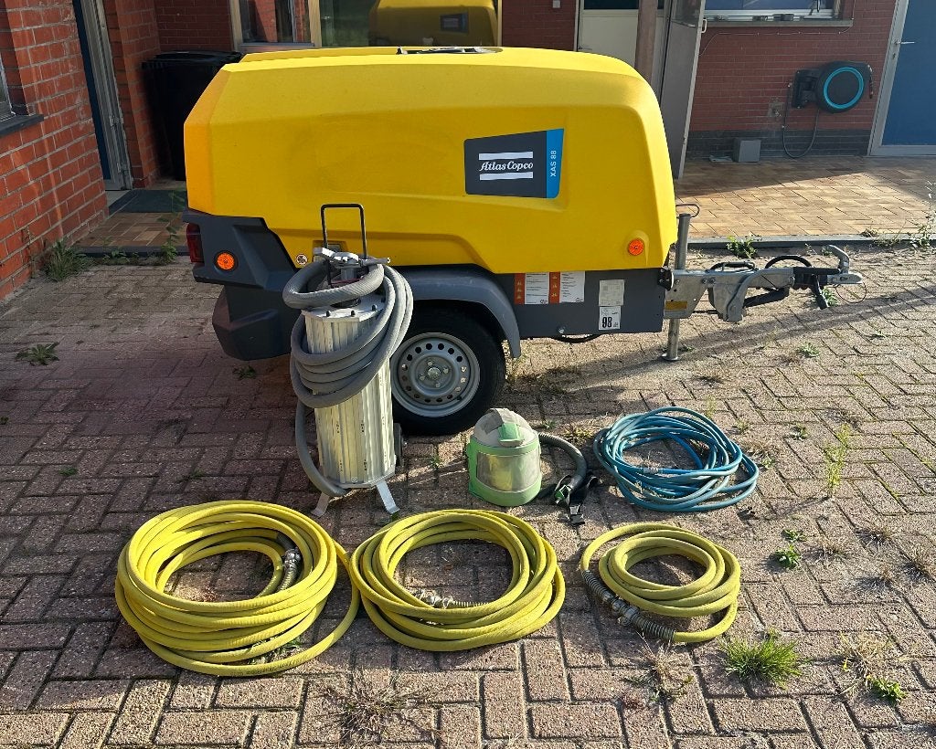 Complete Professionele Zandstraalset met toebehoren, Ophalen, Zo goed als nieuw