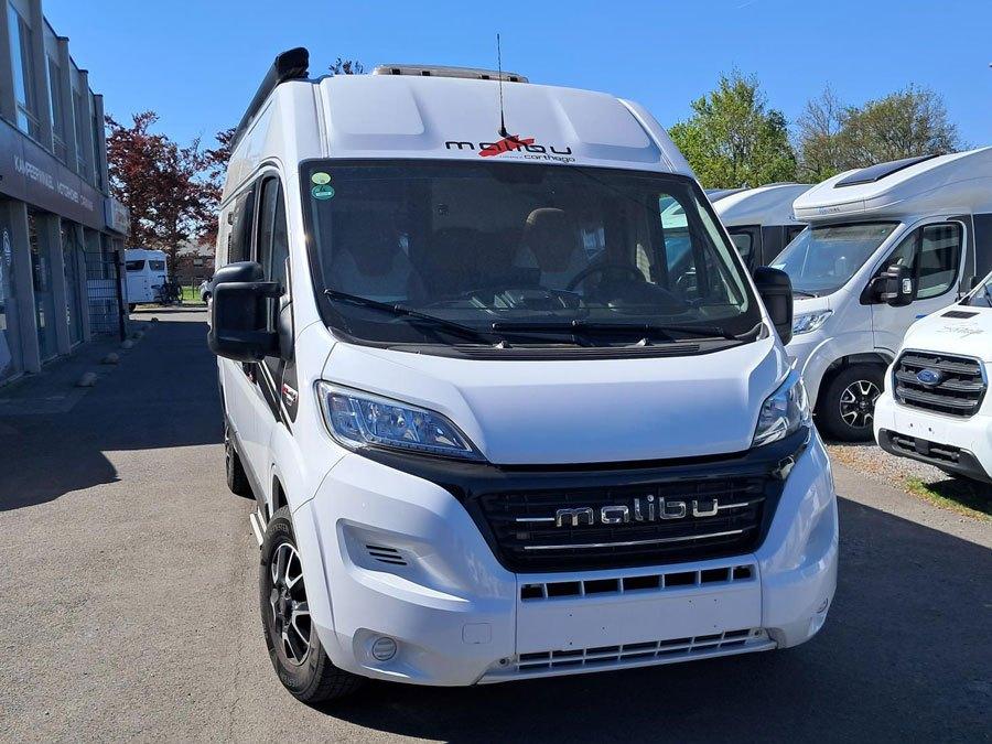 Malibu Van 600DB, Caravans en Kamperen, Mobilhomes, Automaat, Buscamper of Camperbus, Malibu, Fiat