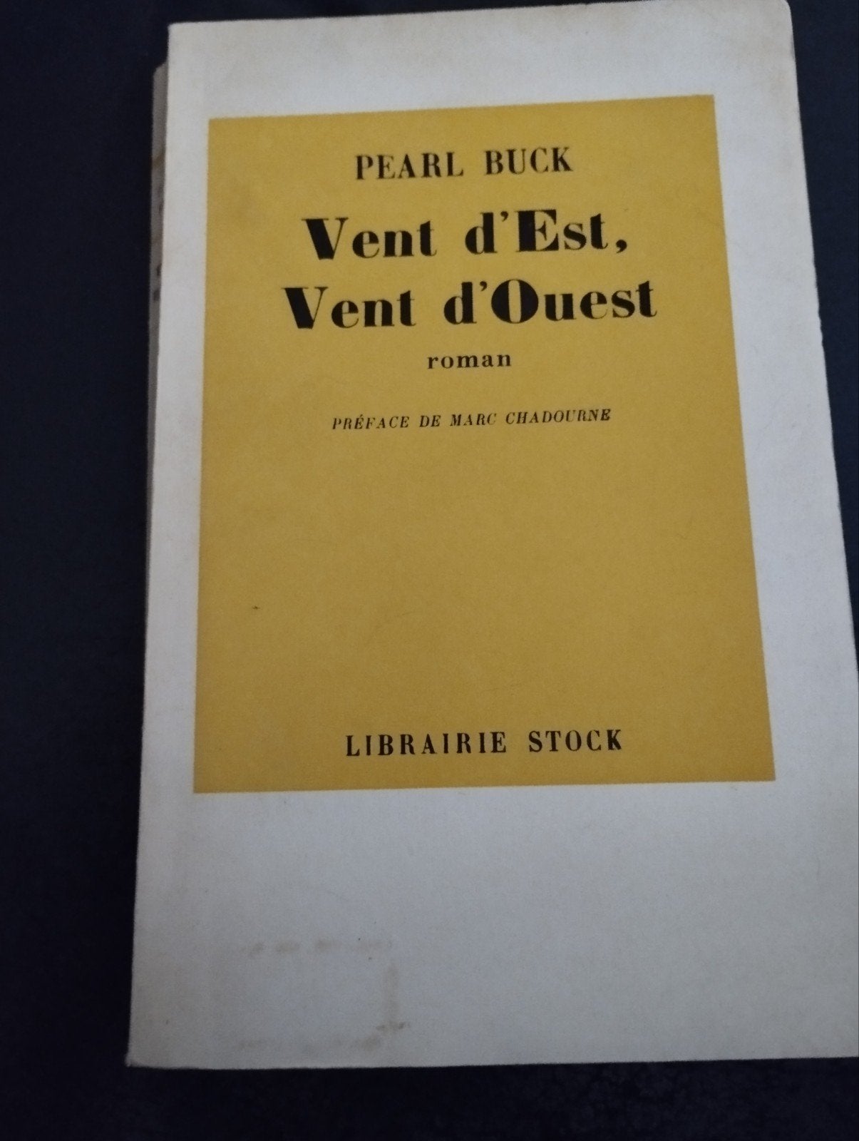 Pearl Buck Vent d'Est Vent d'Ouest 1956, Enlèvement ou Envoi