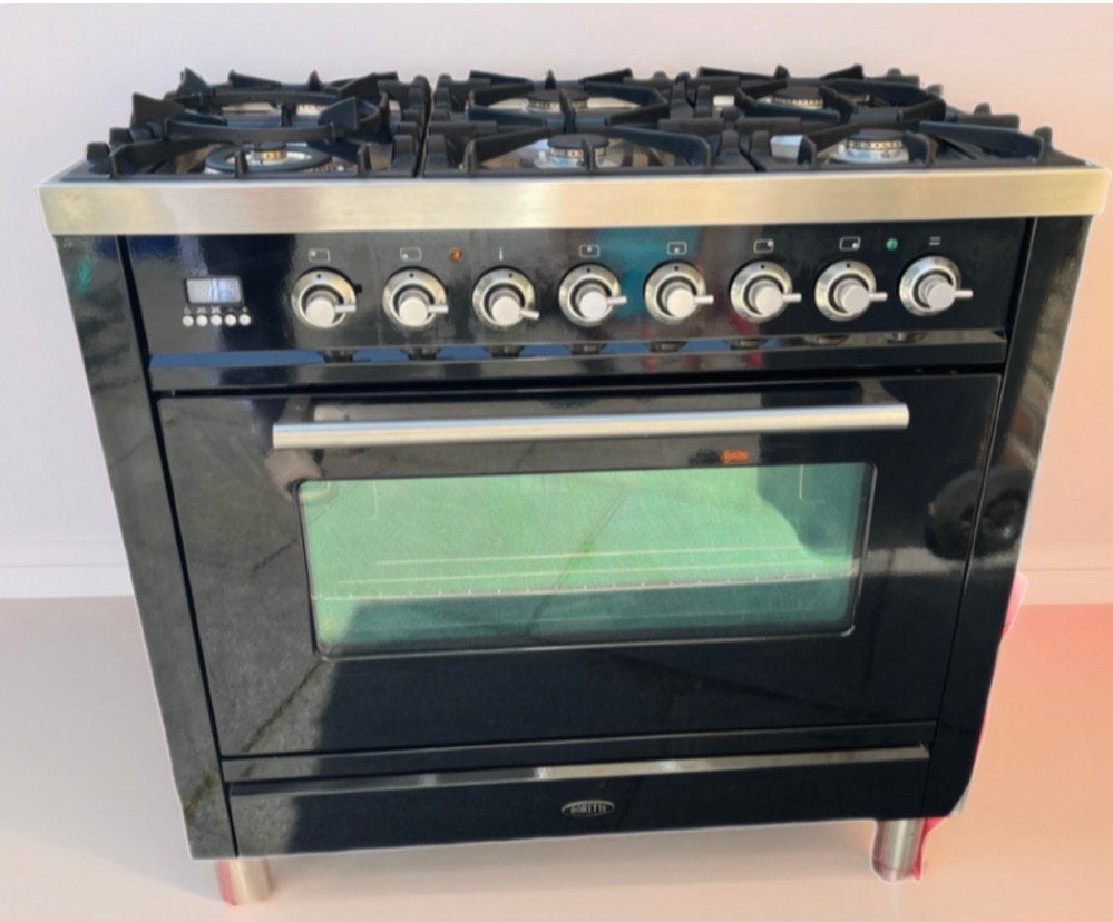 Boretti gasfornuis werkt op propaan, Elektronische apparatuur, Ophalen, Gebruikt, 60 cm of meer, Energieklasse A of zuiniger