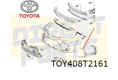 Toyota Corolla E21 (5/19-) (Sedan) sierlijst op afdekking Re, -, -, Nieuw, Toyota