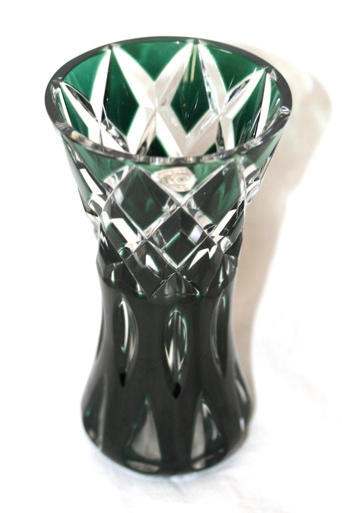 Val Saint Lambert vaas 15cm - Gesigneerd, Antiek en Kunst, Ophalen of Verzenden