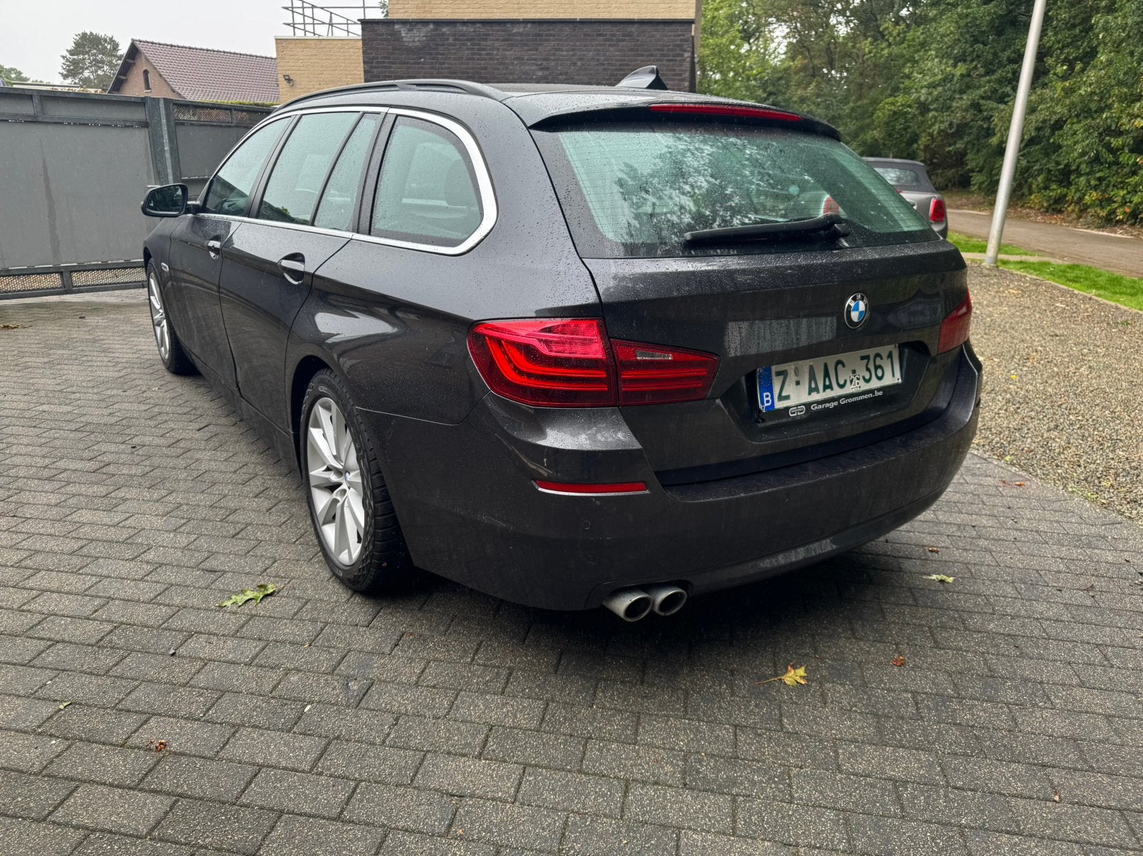 Bmw520 D touring automaat, Autos, Cuir, Argent ou Gris, Entreprise, Automatique