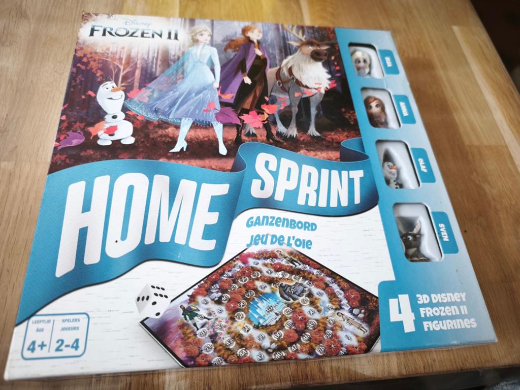 Ganzenbord van frozen, Ophalen