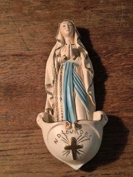 Wijwatervaatje uit Lourdes, Antiquités & Art, Enlèvement ou Envoi