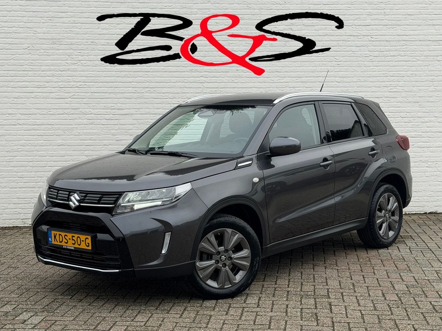 Suzuki Vitara 1.4 Boosterjet Hybrid Camera+Pdc Led Stoelverw, Auto's, Suzuki, Bedrijf, Handgeschakeld, Grijs, Hybride Elektrisch/Benzine