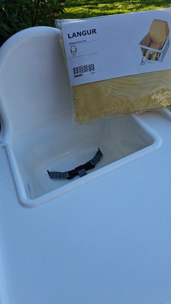 Ikea kinderstoel met nieuw kussen., Ophalen, Zo goed als nieuw, Inklapstoel, Aanschuifbaar
