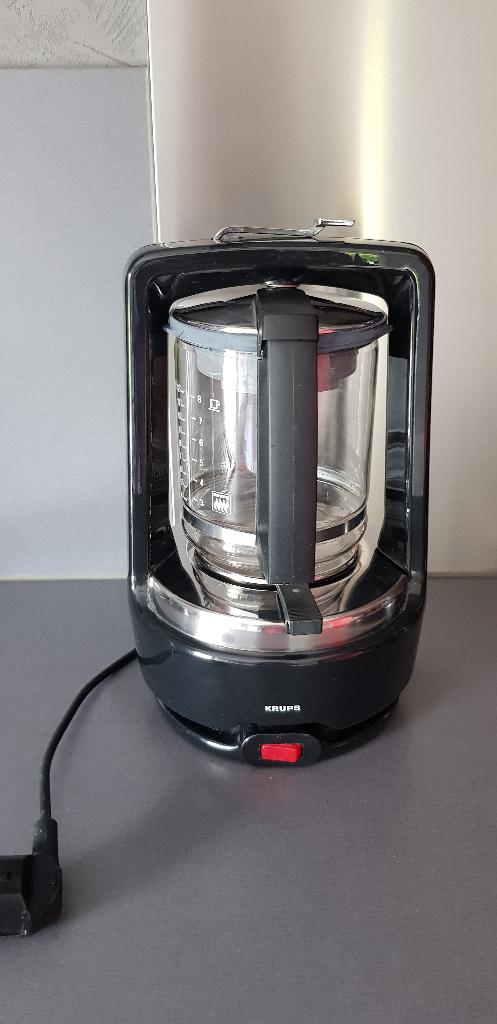 Krups Cafetière filtre Pression inox,1 L, 12 tasses, Café moulu, Réservoir d'eau amovible, Utilisé, 10 tasses ou plus