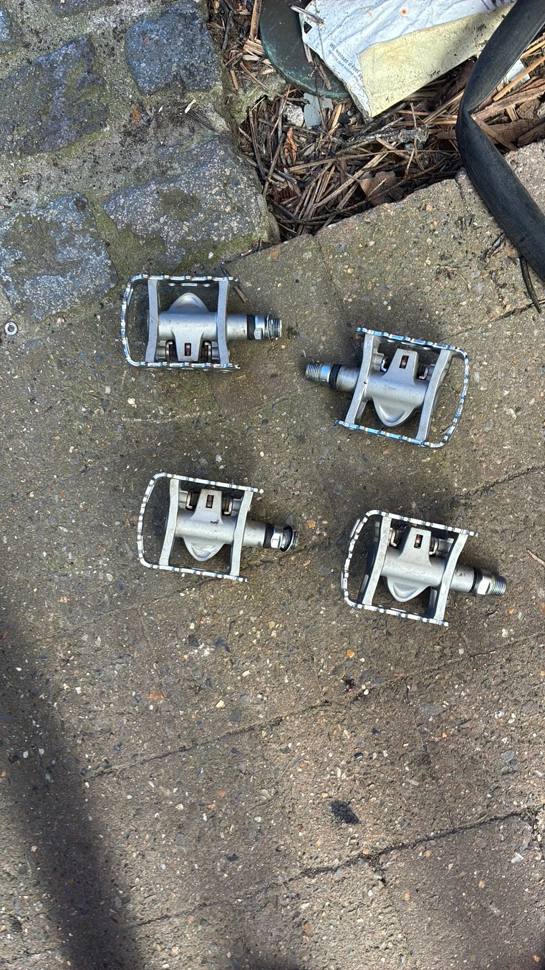 2 sets mtb pedalen, Fietsen en Brommers, Ophalen, Zo goed als nieuw, Mountainbike, Staal