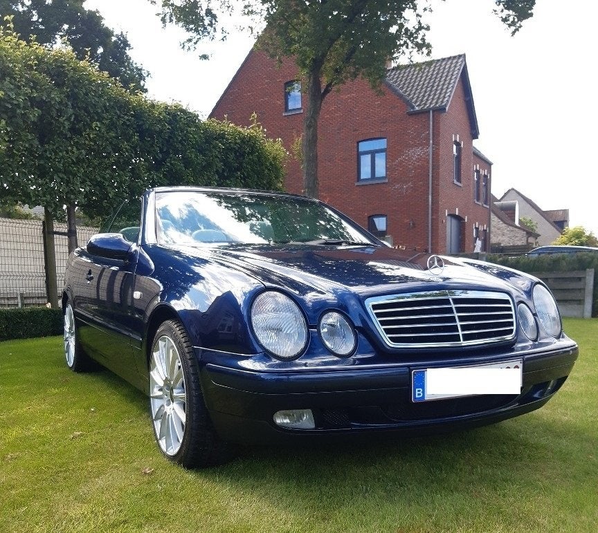 CLK 200 Benzine Cabrio bj. 1998 - 49.195kms !!! - NIEUWSTAAT, Achat, Cabriolet, Carnet d'entretien, Cruise Control