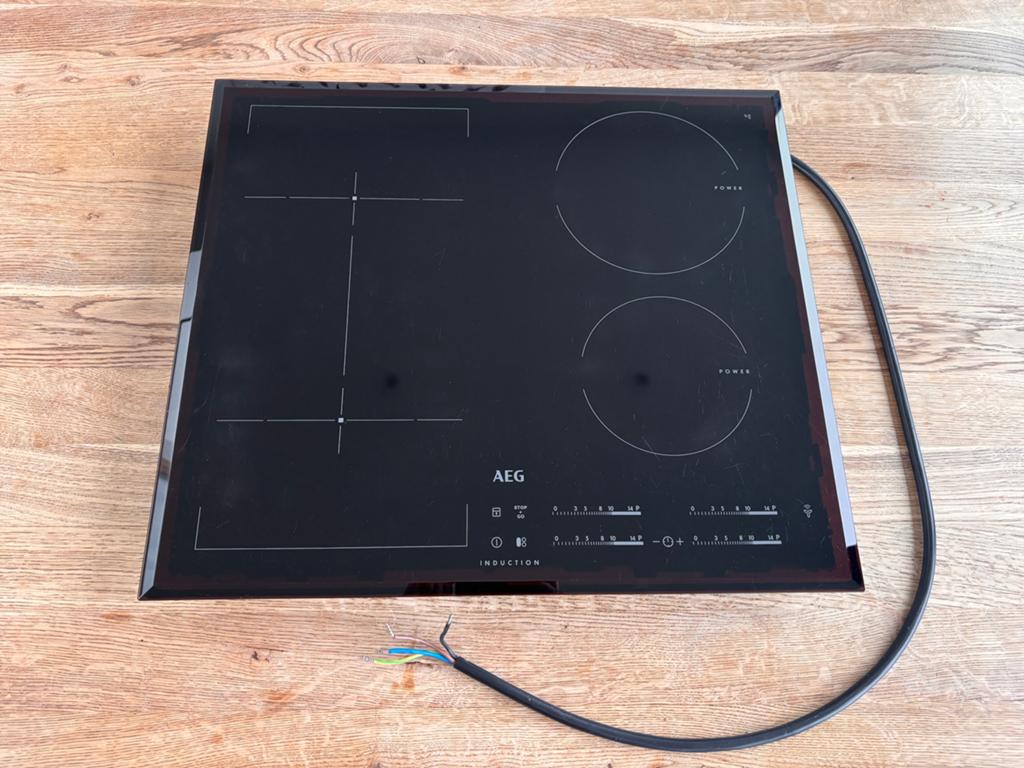 AEG inductie kookplaat, Electroménager, Tables de cuisson, Utilisé, Encastré, 4 zones de cuisson, Enlèvement