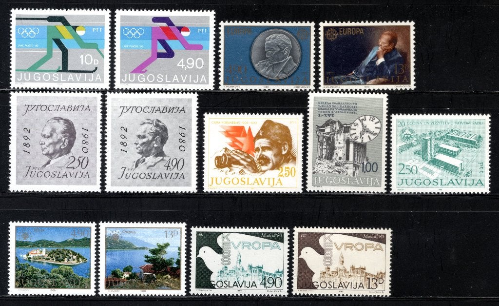 JOEGOSLAVIE Lot 1980 MNH, Verzenden, Joegoslavië, Postfris