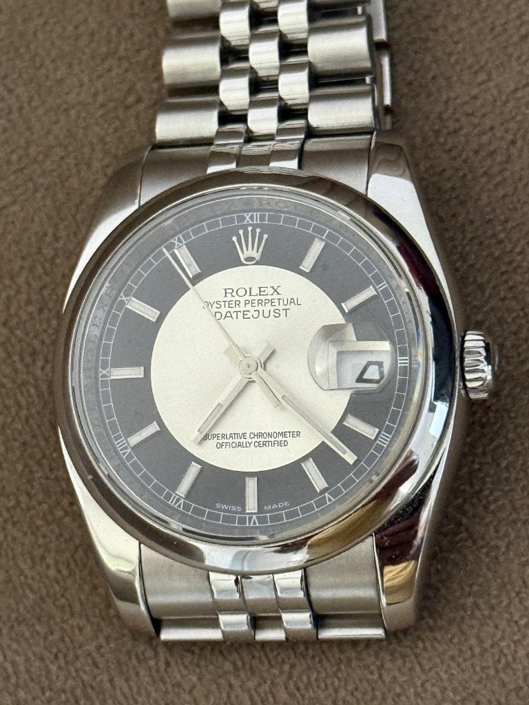 Rolex datejust smoking, Handtassen en Accessoires, Horloges | Heren, Ophalen, Staal, Gebruikt, Polshorloge