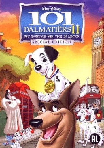 Disney 101 Dalmatiërs II (2003) Dvd, Animatie, Nederlands, Ophalen of Verzenden, Gebruikt