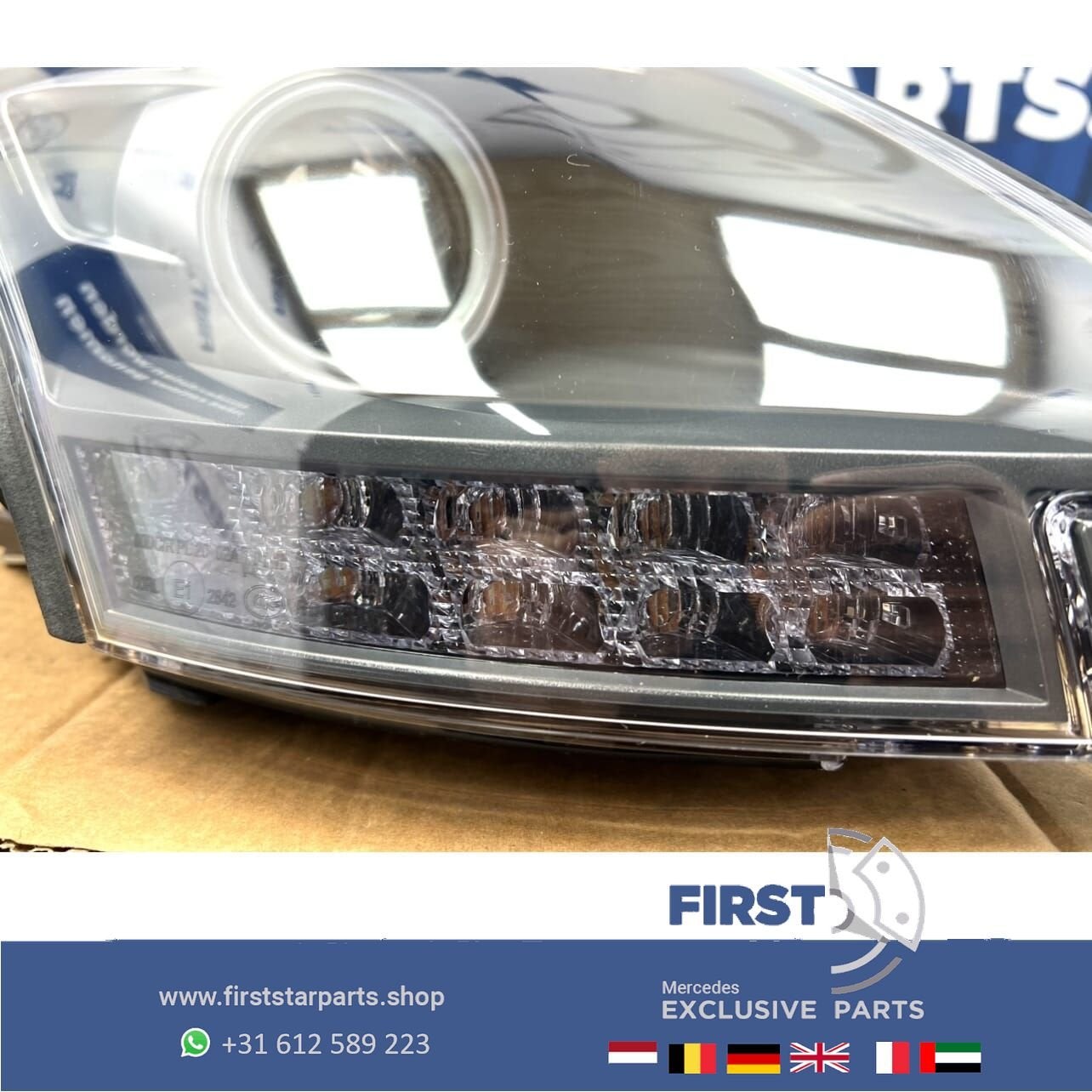 C197 R197 SLS SLS63 SLR AMG LED KOPLAMP RECHTS Mercedes 2010, Gebruikt, -, Ophalen of Verzenden, -