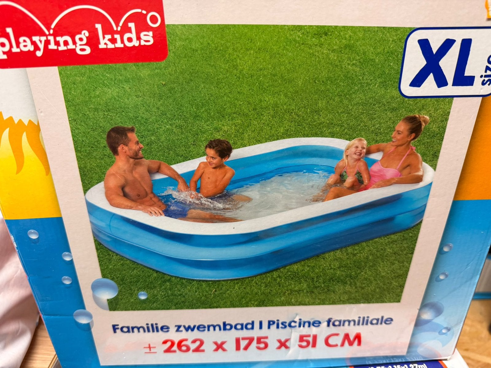 Nouveau ! Piscine familiale XL — 262 x 175 x 51 -non ouverte, Neuf, 200 à 400 cm, Piscine gonflable, Enlèvement ou Envoi