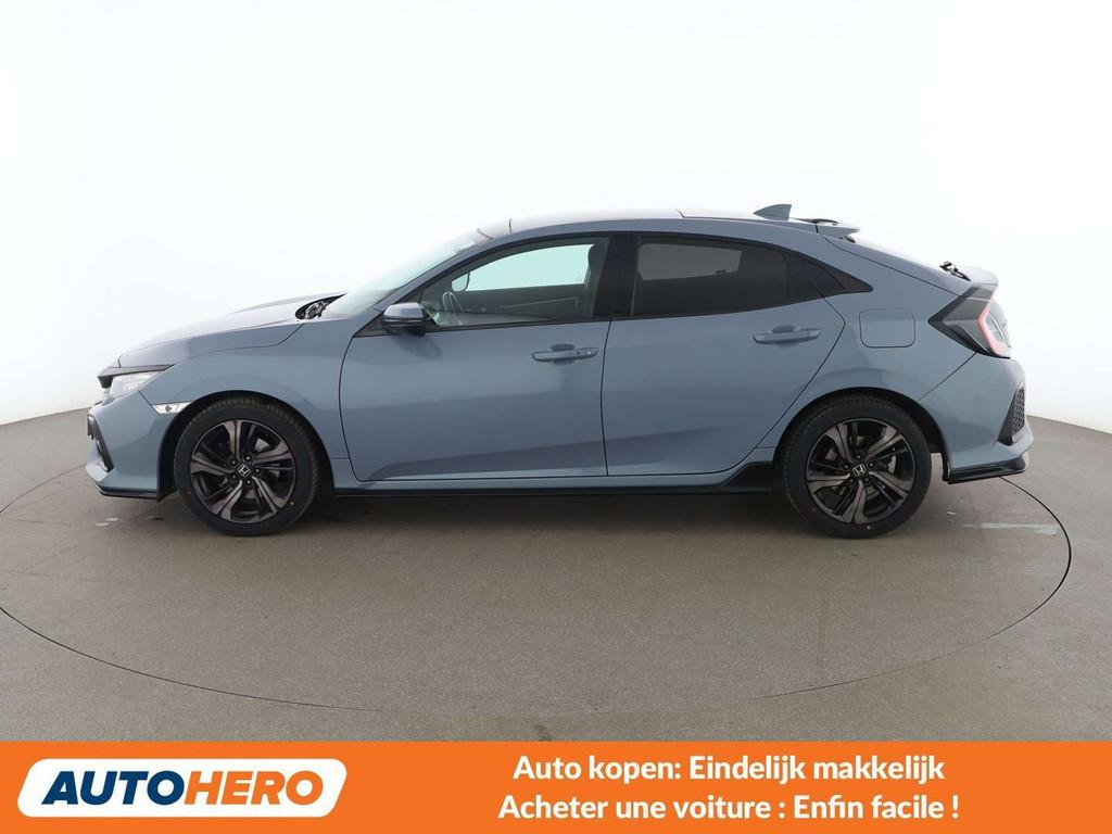 Honda Civic 1.5 VTEC Sport Plus (bj 2019), Auto's, Voorwielaandrijving, Euro 6, 134 kW, Zilver of Grijs