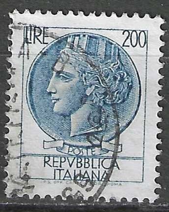 Italie 1968/1072 - Yvert 1009 - Munt uit Syracuse  (ST), Verzenden, Gestempeld