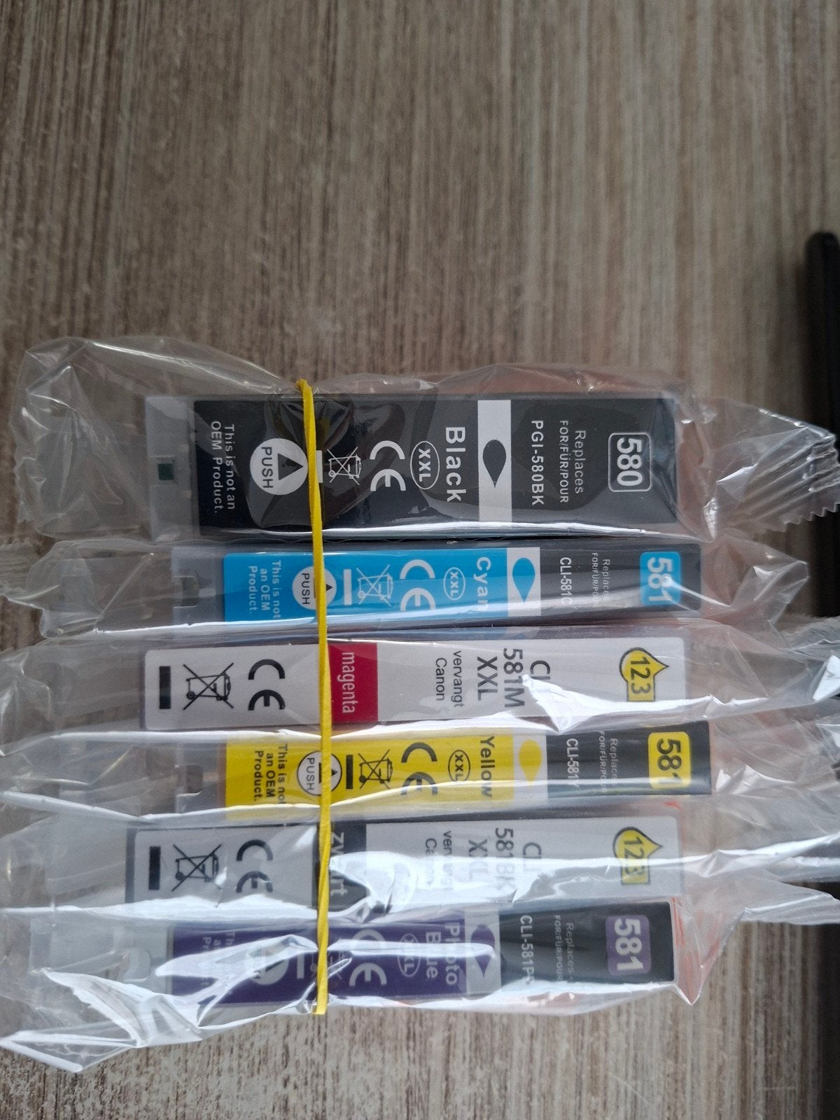 Complete set canon PGI-580 XXL + CLI-581 XXL inktcartridges, Informatique & Logiciels, Enlèvement, Neuf, Cartridge, Canon 123inkt