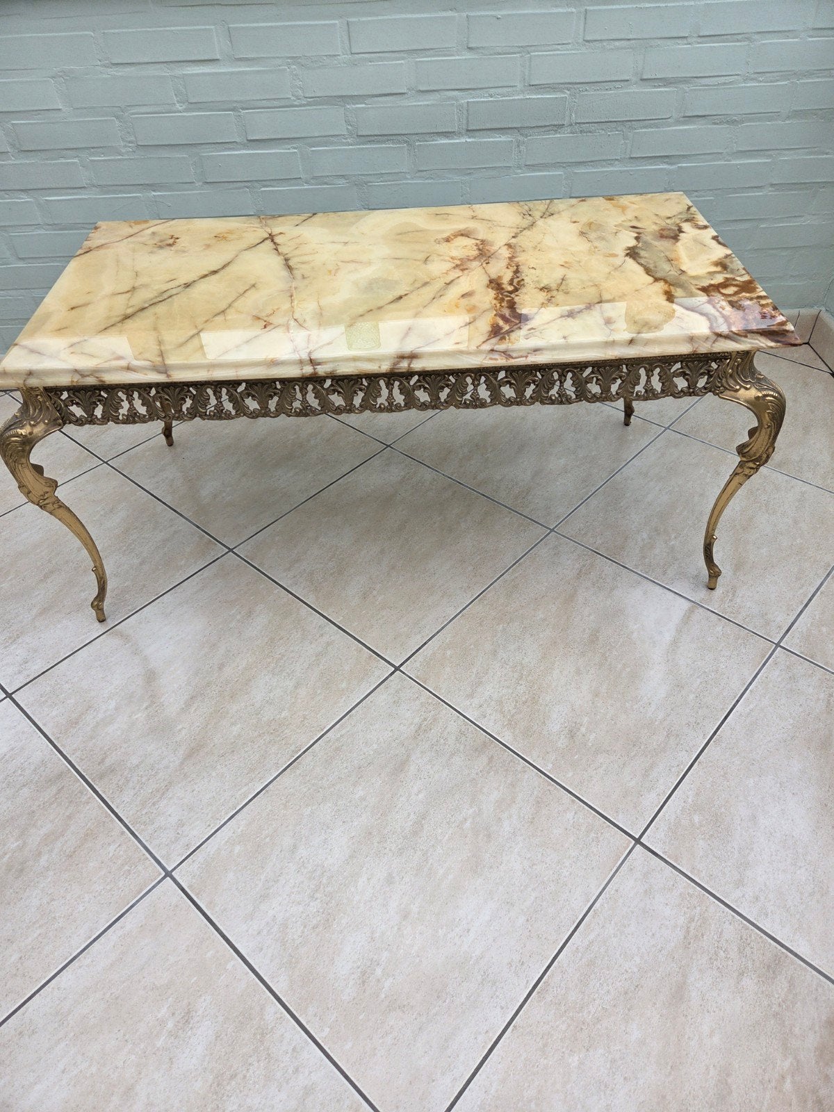 vintage salontafel, Huis en Inrichting, Ophalen, 50 tot 100 cm, 50 tot 100 cm, Louis XV