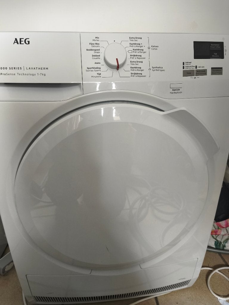 Séchoir AEG ProSense, 6 à 8 kg, 85 à 90 cm, Comme neuf, Enlèvement