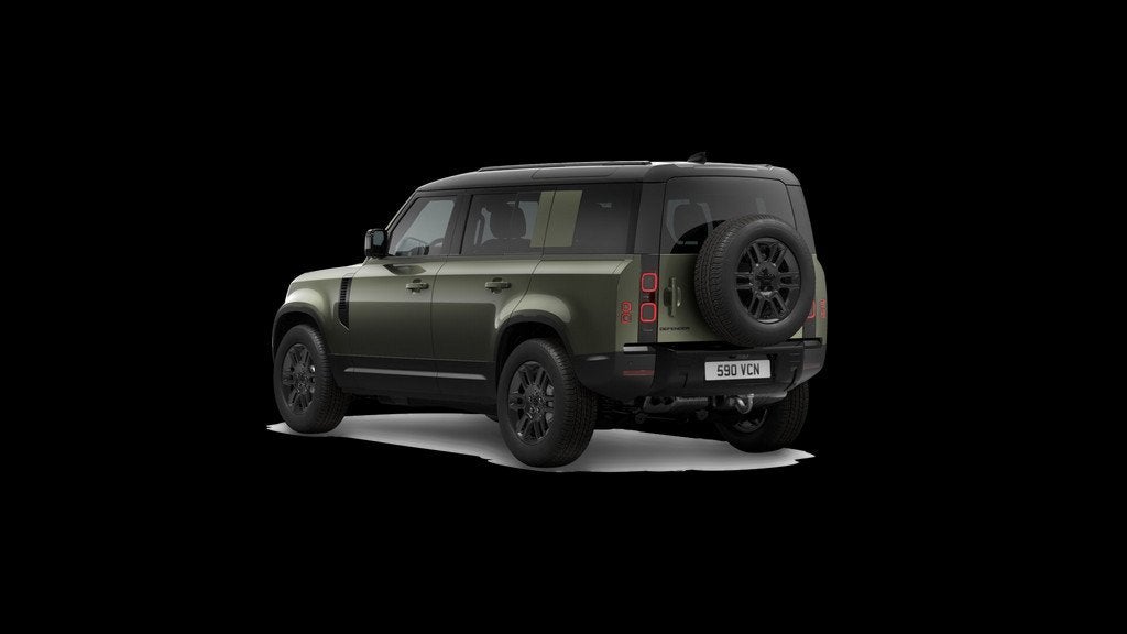 Land Rover Defender 110 D200 S AWD Auto. 26MY (bj 2026), Automaat, Zwart, 2506 kg, Lederen bekleding