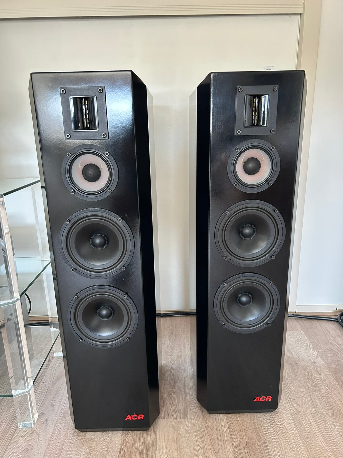 ACR high end speakers, Vloerstaande luidspreker, Gebruikt, 60 tot 120 watt, Basreflex
