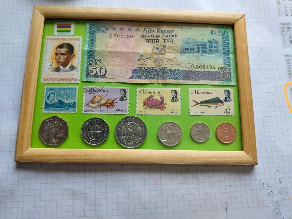 postzegels , munten , Mauritius, Timbres & Monnaies, Monnaies | Afrique, Enlèvement ou Envoi, Afrique du Sud, Série