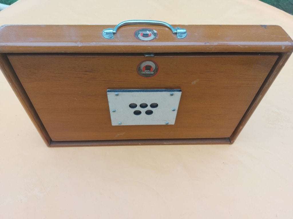 Dina Shruti box / surpeti 39 cm – Indisch muziekinstrument, Muziek en Instrumenten, Overige Muziek en Instrumenten, Gebruikt, Ophalen