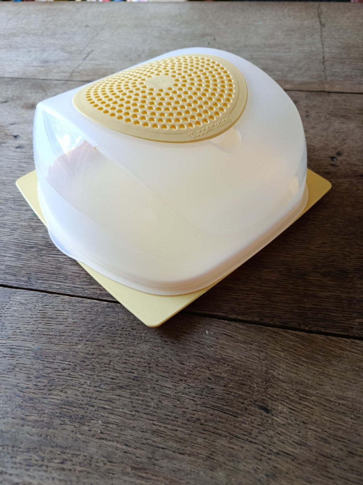 Boîte à fromage Tupperware CheeSmart, Enlèvement ou Envoi, Jaune, Boîte