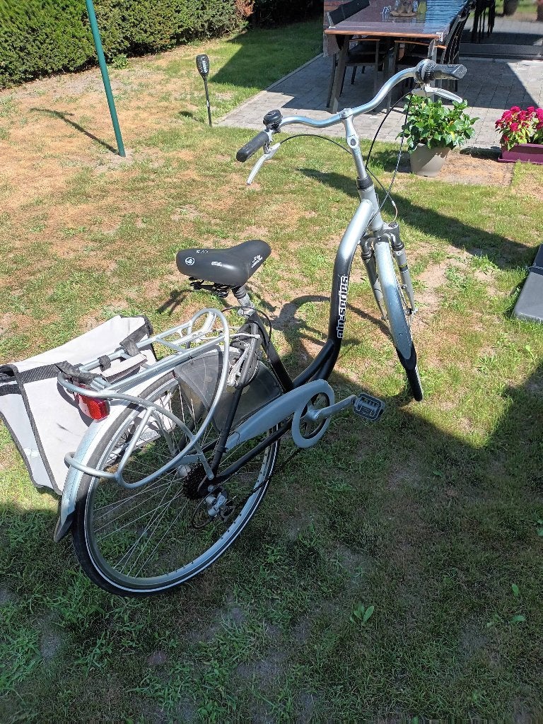 Heren en dames fiets, Ophalen, Gebruikt, Velgrem
