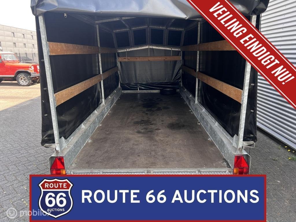 Hapert H 3000 platform trailer | 2006 | Route 66 Auctions, Auto's, Overige Auto's, Gebruikt, Zwart, Bedrijf, Handgeschakeld
