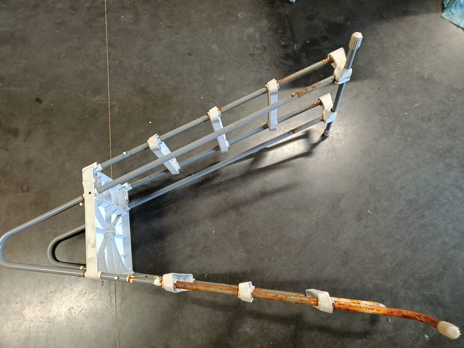 Zwembadladder – volledig – gebruikt, Ophalen, Ladder
