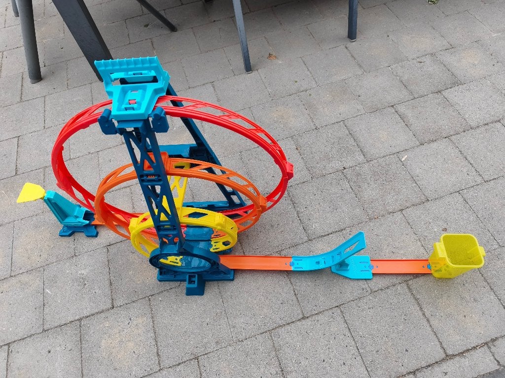 Hot Wheels  Triple looping, Enfants & Bébés, Jouets | Circuits, Comme neuf, Enlèvement, Circuit, Hot Wheels