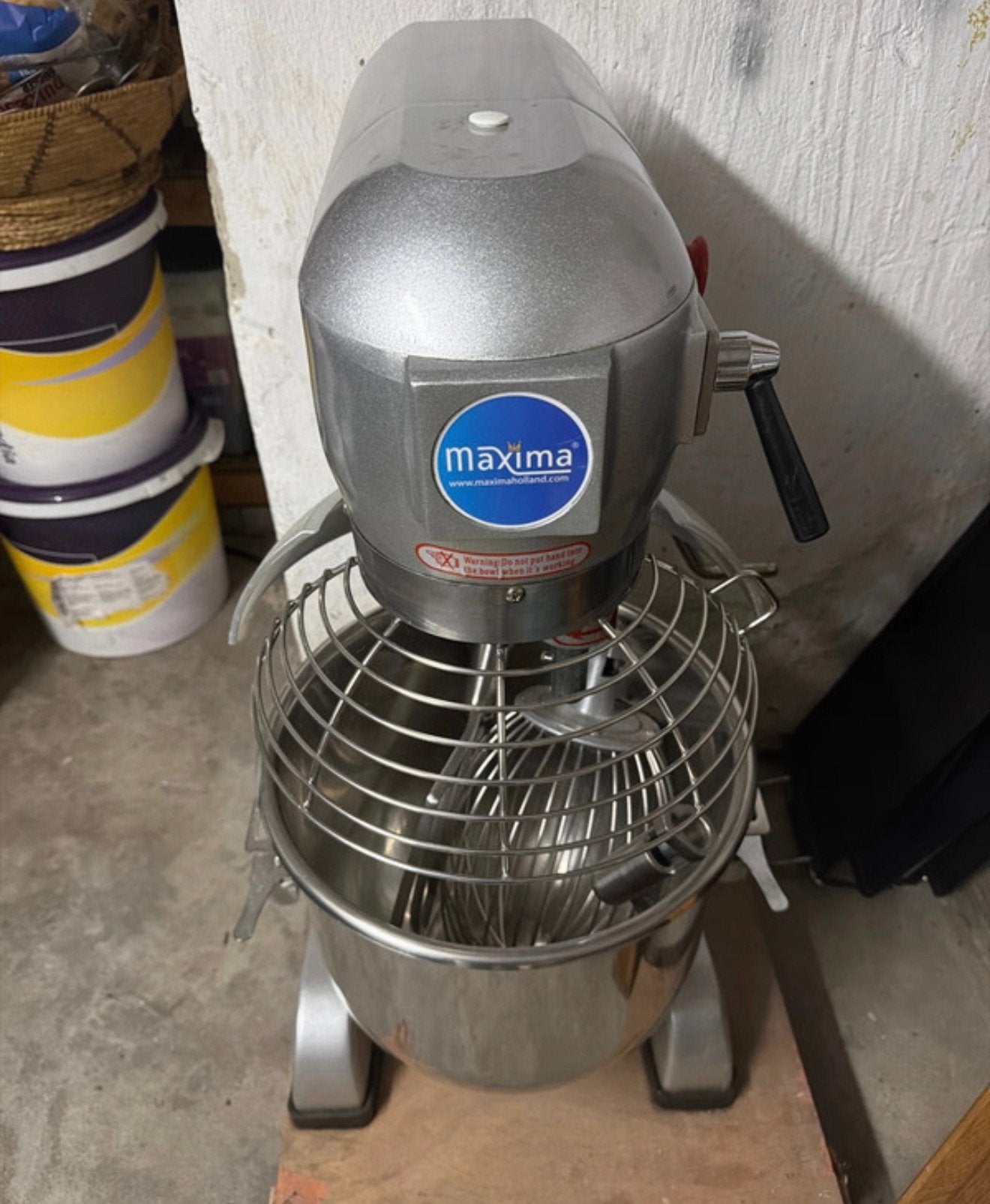 Maxima planeetmenger, Electroménager, Mélangeurs de cuisine, Résiste au lave-vaisselle, Enlèvement ou Envoi, Comme neuf, 4 litres ou plus