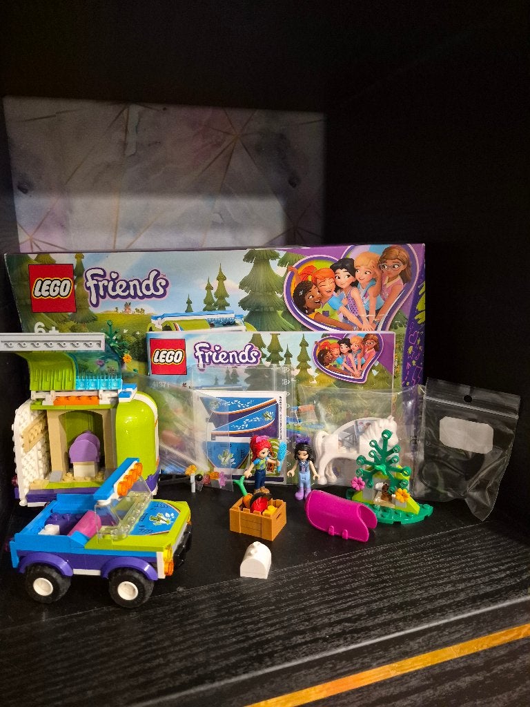 LEGO Friends 41371 –Mia's Paardentrailer(Compl+NEW extra's!), Kinderen en Baby's, Ophalen, Lego, Friends, Zo goed als nieuw