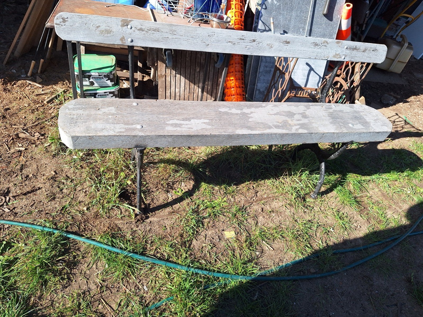 tuinbank, Enlèvement, Utilisé, Bois