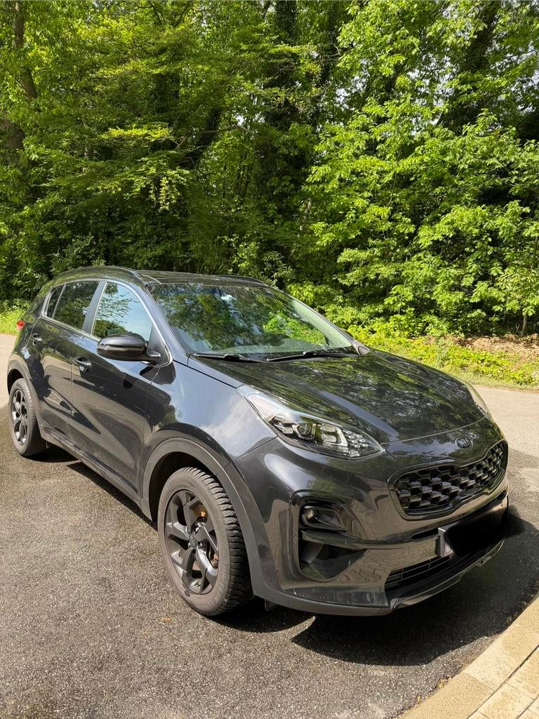 Kia Sportage 1.6D Gt-Line black Edition, Auto's, Zwart, Leder, Diesel, 5 deurs