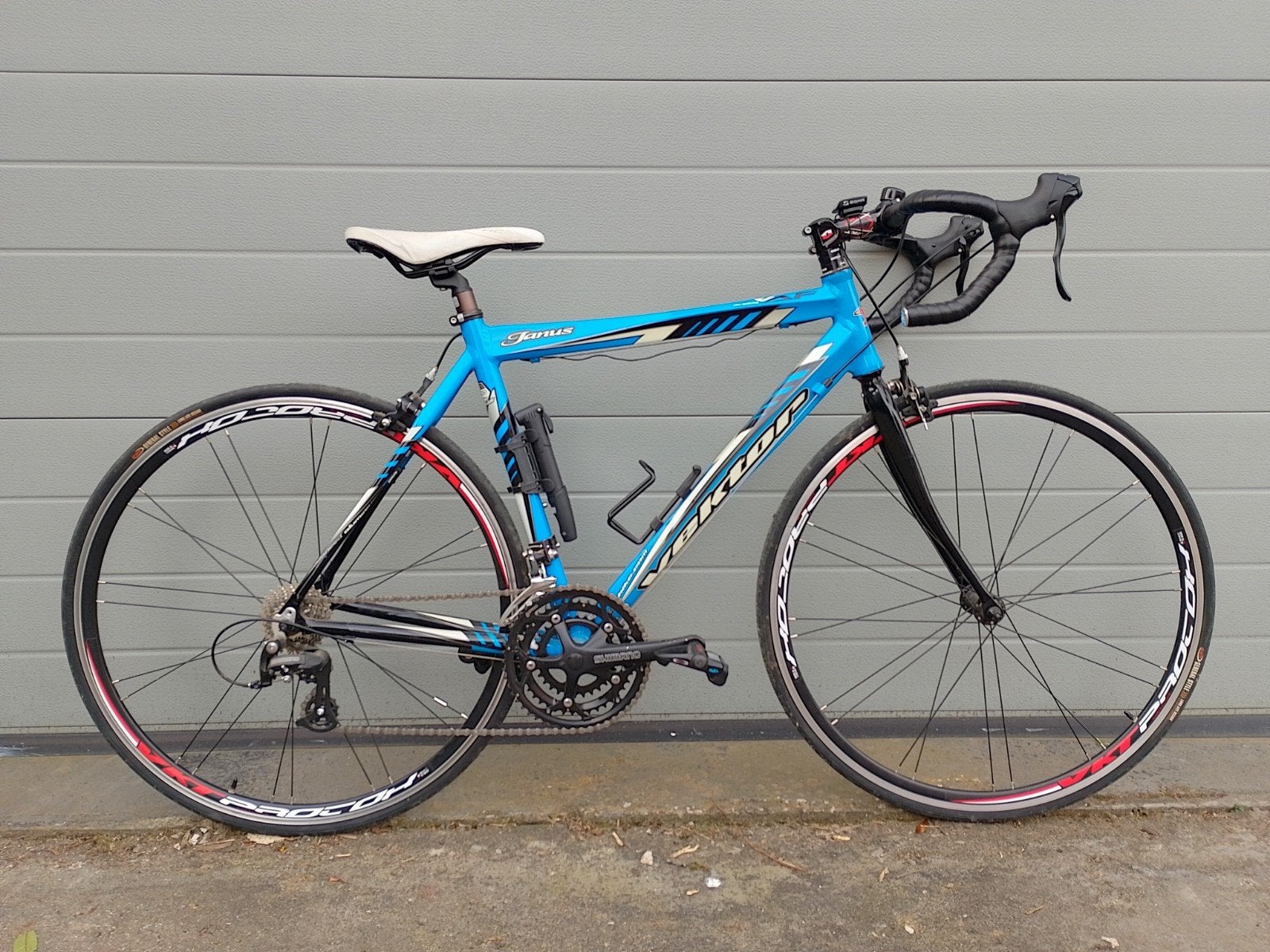 Koersfiets + uitrusting, Velgrem, Aluminium, 49 tot 53 cm, Zo goed als nieuw