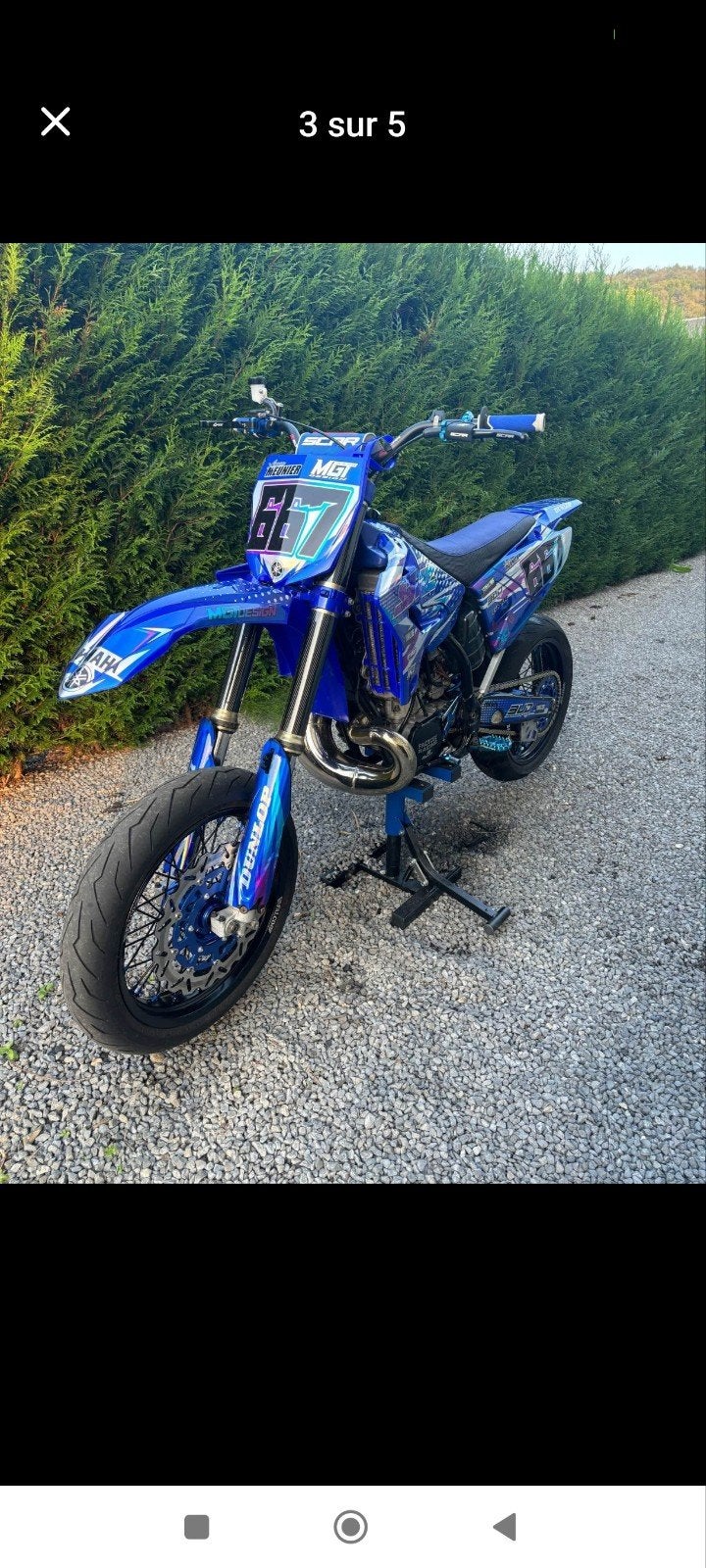yz 250cc Supermotard, Motos, Particulier, Occasion, 250 cm³