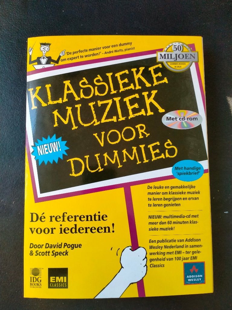 Klassieke muziek voor dummies., Livres, Musique, David Pogue en Scott Speck, Enlèvement ou Envoi, Général, Comme neuf