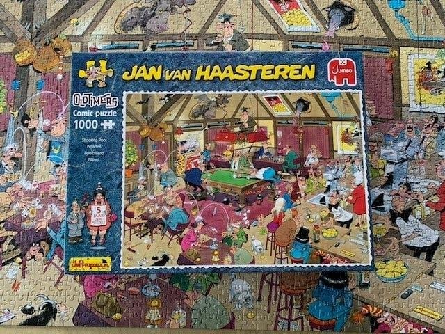 Jan Van Haastern - Biljarten, Hobby en Vrije tijd, Denksport en Puzzels, Ophalen of Verzenden, 500 t/m 1500 stukjes, Zo goed als nieuw