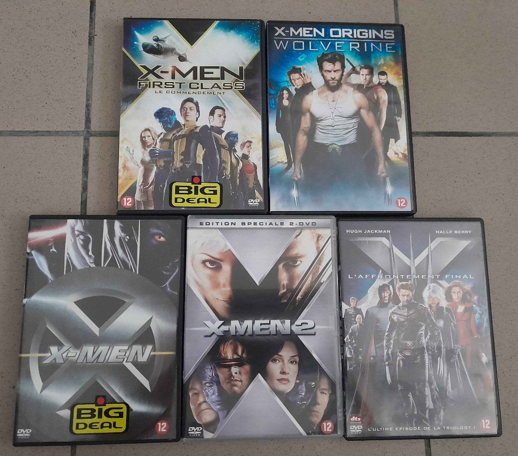 5 DVD - Films XMEN - 20€, Cd's en Dvd's, Dvd's | Overige Dvd's, Ophalen, Zo goed als nieuw, Frans