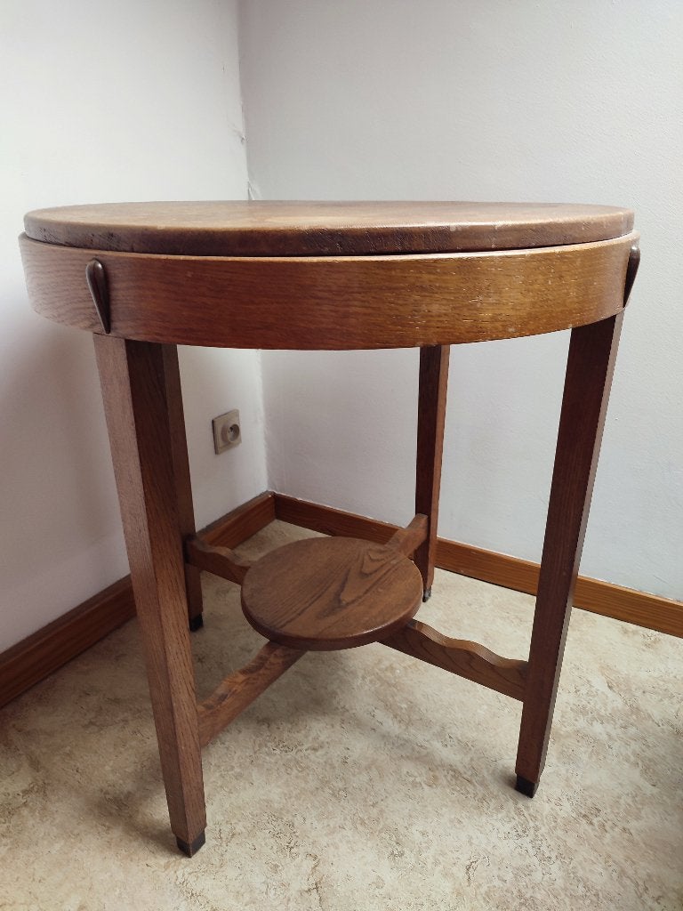 art deco ronde tafel, Antiek en Kunst, Ophalen