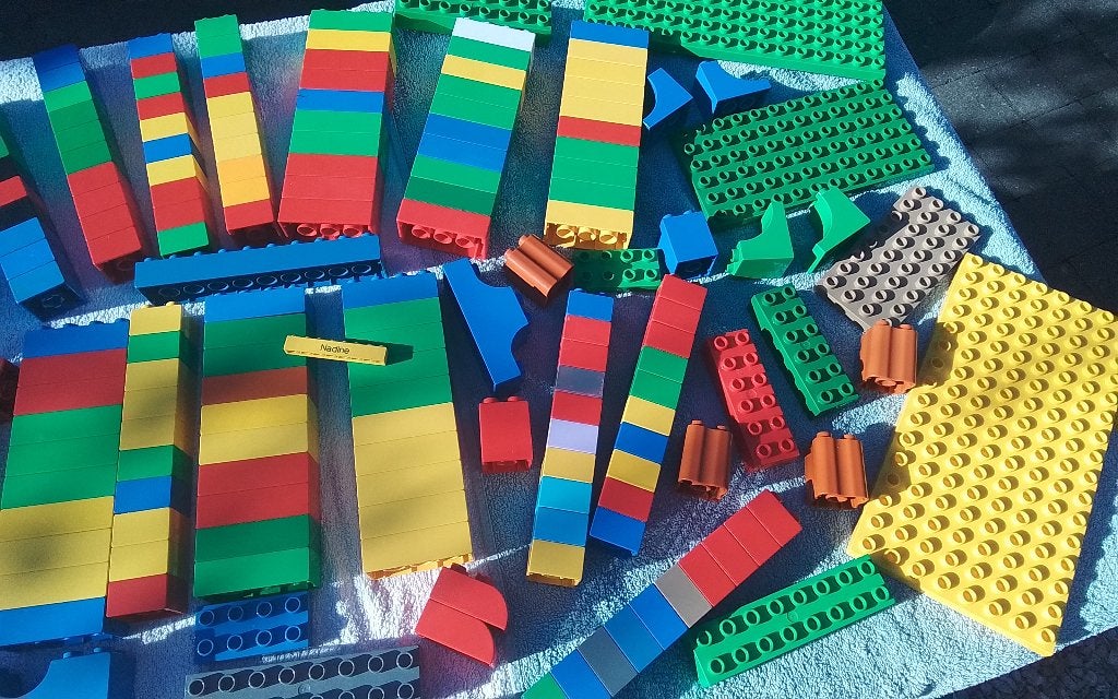 lego superlot lego duplo, Kinderen en Baby's, Ophalen of Verzenden, Gebruikt, Losse stenen, Lego